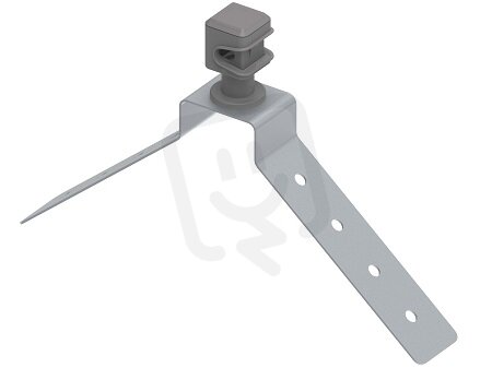 Plastový držák vedení na hřeben, drát 8mm, L200-260mm, StZn/plast GROMTOR 406012