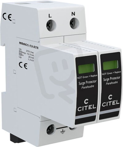 Přepěťová ochrana 1+2 AC DAC1-13S-20-275 CITEL 821710222