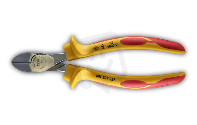Kleště štípací stranové délka - 180mm, VDE izolace 1000V N.G. ELEKTRO NK 597 925