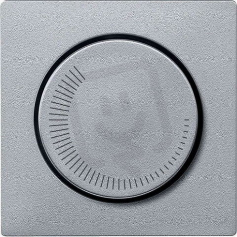 Centrální deska, Merten System M, pro regulátor otáček, aluminium, plast