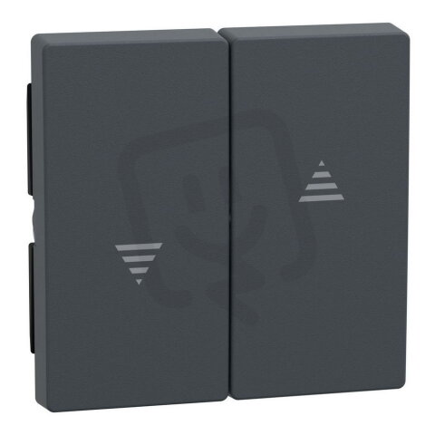 Klapka, Merten System M, pro žaluziový ovladač, antracit, matný plast 435514