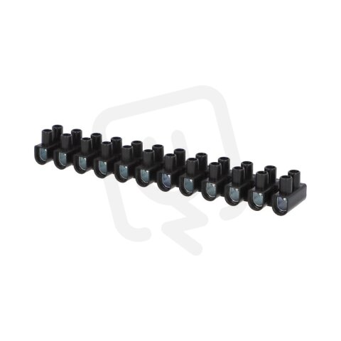 Instalační svorkovnice PA5U, 12x4÷16mm2, T85, PP, černá ELEMAN 1101060