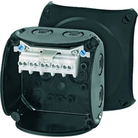 Kabelova rozvodka 1,5-2,5 mm2 5pol., černá HENSEL KF 0202 B