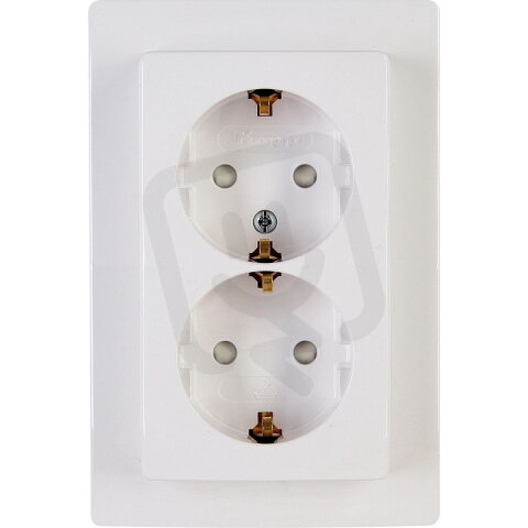 920929087 Double earthed socket outlet,
