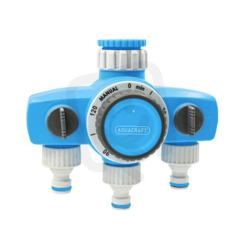 Zahradní rozbočovač s časovačem 3-cestný AQUACRAFT SK290030