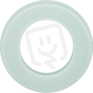 Rámeček skleněný pro samostatnou montáž, Serie Glas, sklo, bílá HAGER WTD7180GWG