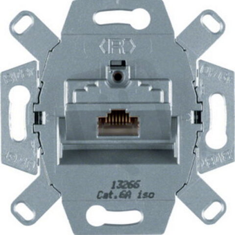 Zásuvka datová, RJ 45, FTP, Cat.6A iso / Class E, modul přístroje HAGER WDF41076