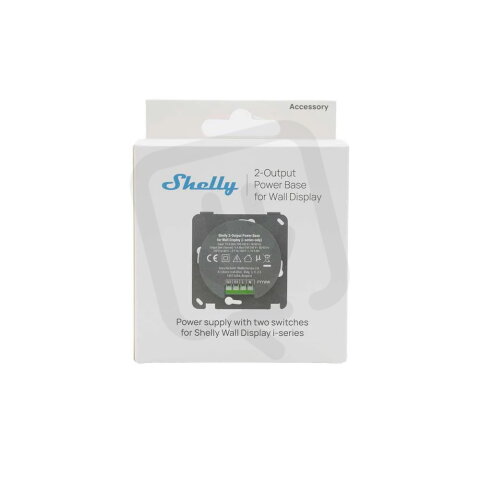 Napájecí základna pro displej SHELLY 2-OUTPUT POWER BASE 2-výstupová