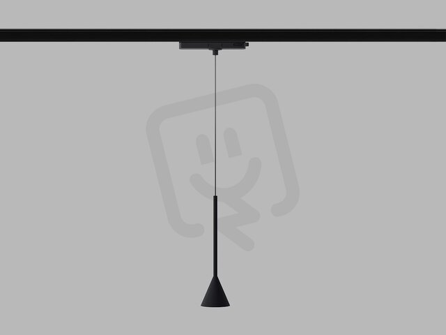 Lištové svítidlo TRACK KONO Z , B CASAMBI 6W 3000K UGR černá LED2 7490133CS