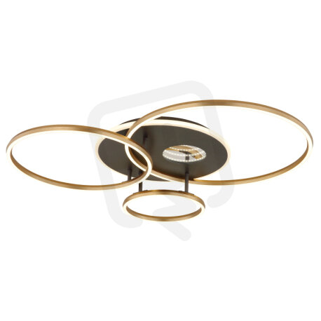 Stropní svítidlo INVERTINA zlatá matná LED 54W, 2256lm,2700-6500K GLOBO 48466-54