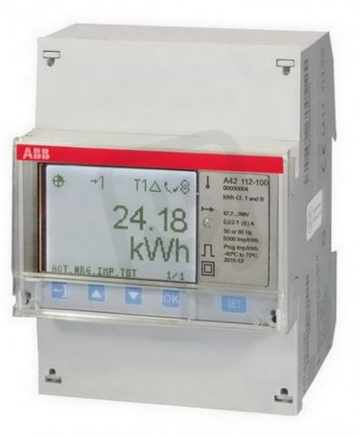 Elektroměr A42 112-100 6 A tř. B RS 485 Modbus ABB 2CMA170510R1000