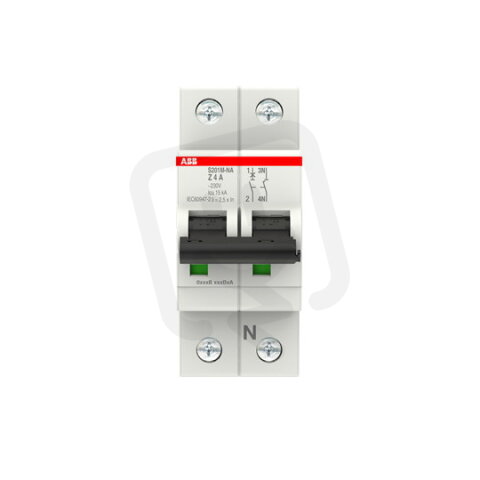 ABB S201M-Z4NA jistič 1F odpojení N vodiče (1+NA) 4 A char. Z 10kA