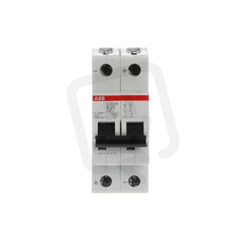 S202M-B25UC Jistič 2P 25A char. B ABB 2CDS272061R0255