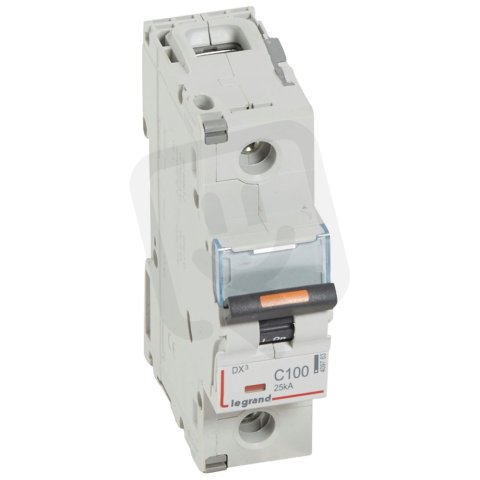 DX3 JISTIČ, 1 PÓLOVÝ, CHAR. C,100A 25KA LEGRAND 409763