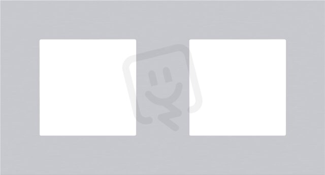 2-rámeček Pure-ALU GREY NIKO 155-76800
