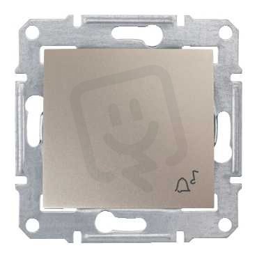 Sedna Ovládač tlačítkový ''zvonek'', řazení 1/0, Titan SCHNEIDER SDN0800168