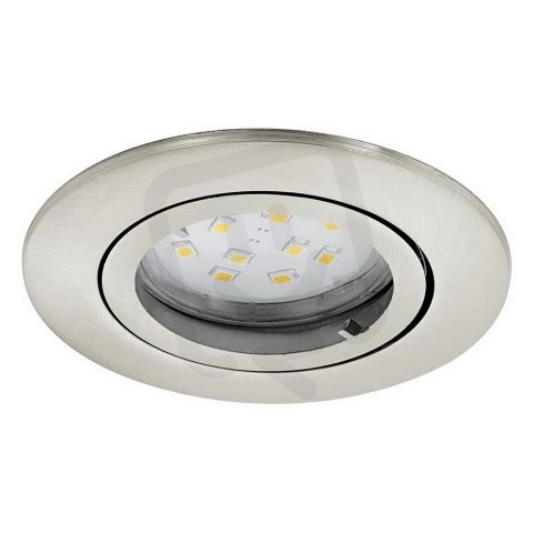 Zápustné svítidlo TEDO SET 3xGU10-LED 5W 3000K NICKE 13,8W IP20 EGLO 31689