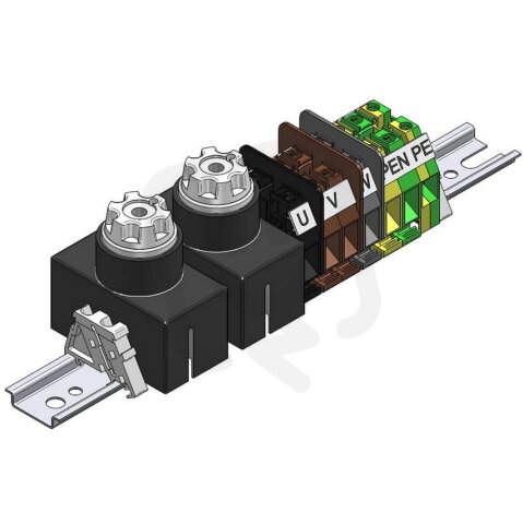 Stožárová výzbroj SV - B - 6.16.4/2 (dva nosiče pojistek) ELEKTRO BEČOV H441211