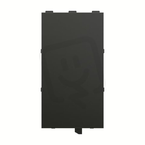 ABB KNX Tenton Kryt (popisové pole) 10násobné prvky mechová černá SLB/A.0.1-885