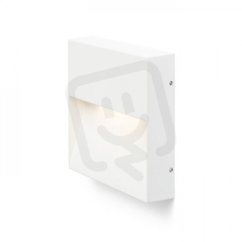 AQILA SQ nástěnná bílá 230V LED 6W IP54 3000K RENDL R12542