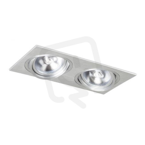 PASADENA G53 SQ II česaný hliník 12V G53 2x50W RENDL R12704