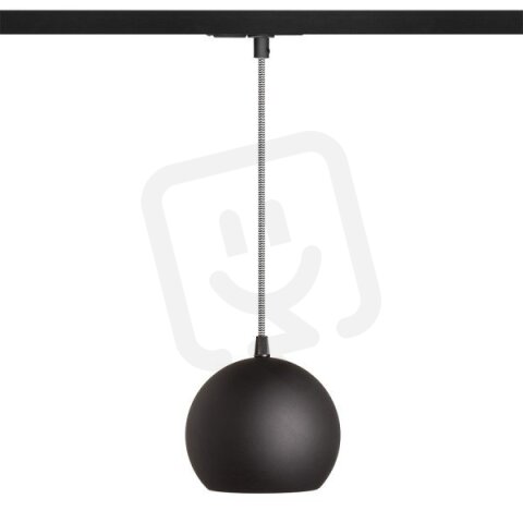COPA pro jednookr. lištu černá sklo 230V E27 28W RENDL R13206