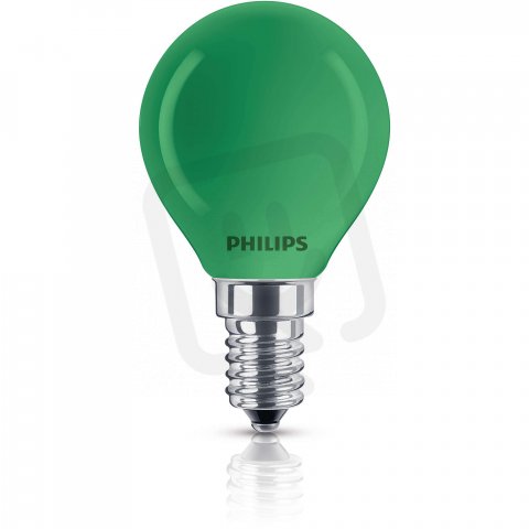 žárovka 230V 15W E14 ilum.zelen D