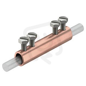 OBO 237 N CU Podélná svorka, 6-10mm, měď, Cu