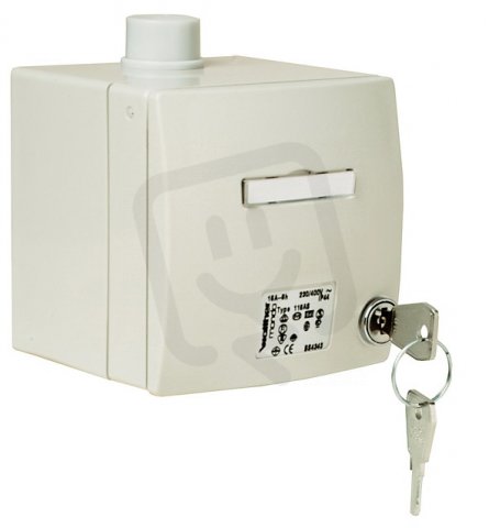 Nástěnná zásuvka 16A 5P 400V 6h IP44, uz
