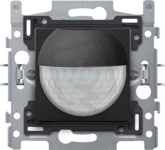 Detektor pohybu 230V/10A 180°/8m-BAKELITE PIANO BLACK NIKO 200-78010