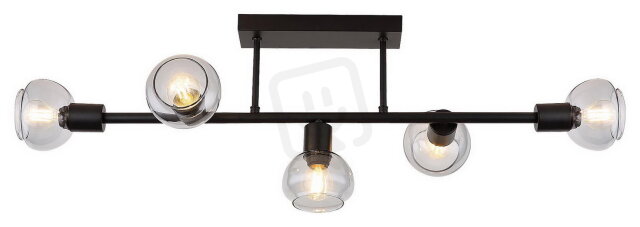 Sullivan E14 5x 40W IP20 černá RABALUX 3296