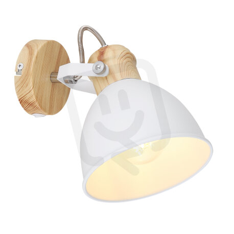 Nástěnné svítidlo WIHO bílá 1xE27, max. 40W 230V GLOBO 54018-1