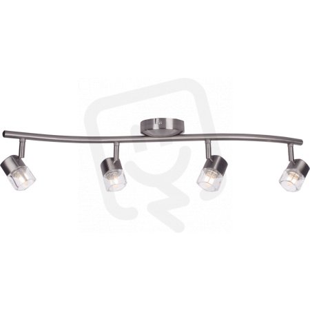 Stropní bodové svítidlo Samar 4 satina 4x40W IP20 G9 COMPOLUX 911554/75