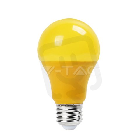 LED žárovka V-TAC 9W E27 Yellow Color Plastic VT-2000