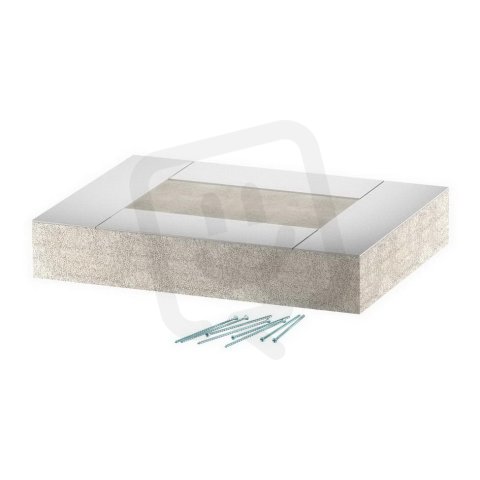 OBO PLCS E091220 Koncový díl kanálu pro PYROLINE Con 200x120 šedá