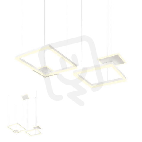 Závěsné svítidlo SIGUA SU LED SQ 110W 3000K SWH REDO 01-2611