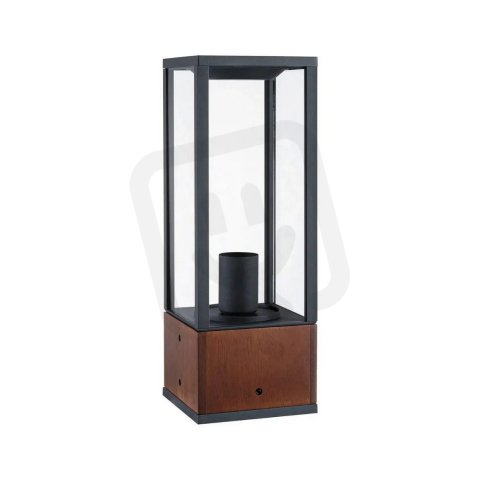 Světelný objekt Timba IP44 hranaté 400mm max. 60W 230V dřevo E27 dřevo 94675