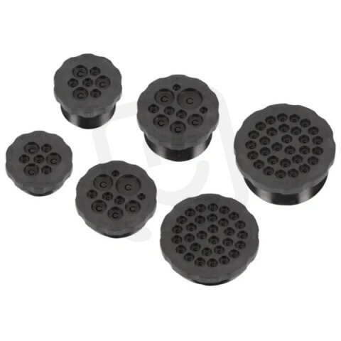Kabelový průchod KDP/ZR 63/15 round KG černý MURRPLASTIK 87303170