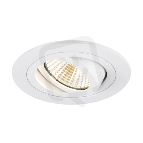 NEW TRIA 75 stropní vestavné svítidlo 3000K 38° IP 20 kulaté bílá SLV 1007403