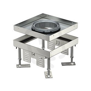 OBO RKFN2 4 VS 20 Čtvercová kazeta pro tubus 200x200mm Nerez ocel