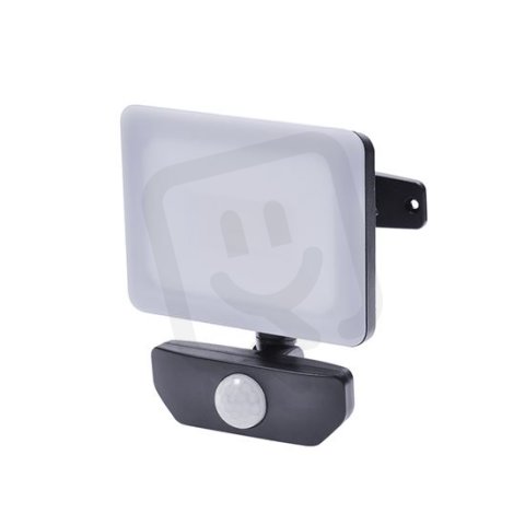 LED reflektor Quick se sensorem 10W 850lm 4000K IP44 černý SOLIGHT WM-10WS-Q