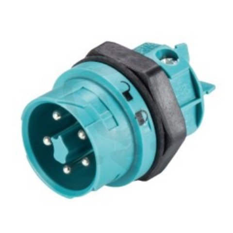 vidlice vestavná RST mini, 5-pól, modrá WIELAND 46.052.5053.6