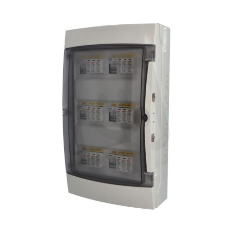 Fotovoltaická rozvodnice SolarBOX pro 6 stringů IP65, DC, 1000V FAMATEL fr100L