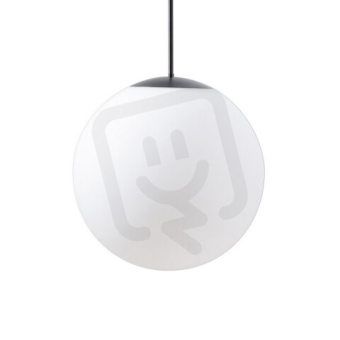 Závěsné LED svítidlo se skleněným stínidlem OSMONT ADRIA P3 HP 52W IP40 3K černá
