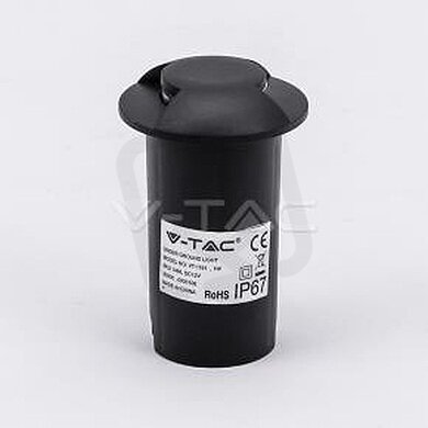 1W LED Step Light Black 2Way 6500K, VT-1161 V-TAC SKU1468