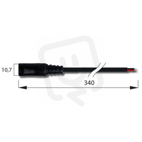 McLed ML-112.005.90.0 Napájecí konektor - zásuvka, volný konec