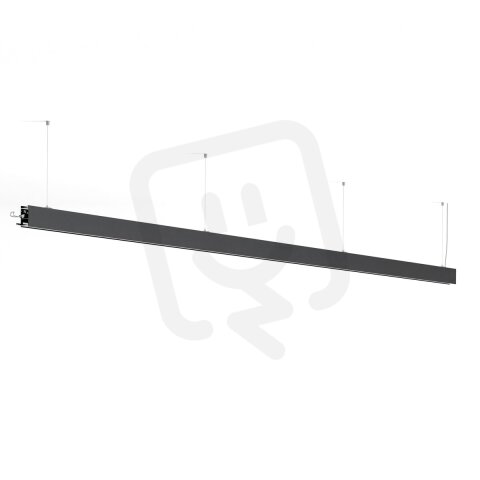 LED Svítidlo Serpent, 3m, dolů, mléčný, 3000K, 48W, černá  ALUMIA FPSE008-0730DB