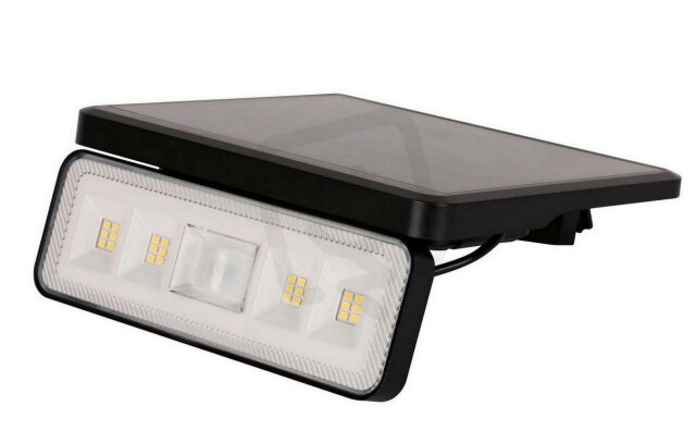 Solární LED svítidlo s PIR pohybovým senzorem EXPOS SOLAR PIR 24LED NW - GXSO022