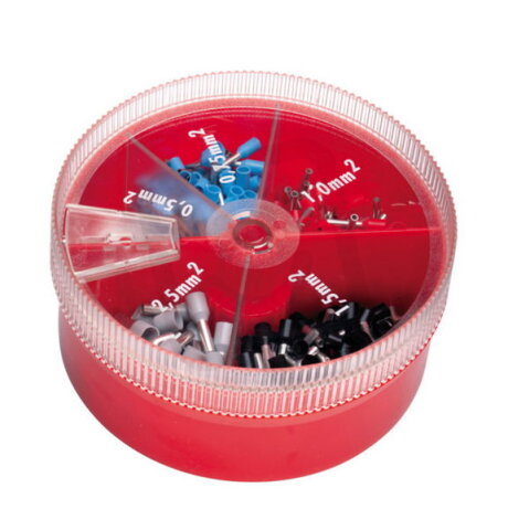 Sada izolovaných dutinek Cu 0,5 - 2,5 mm2 (400 ks) CIMCO 187601