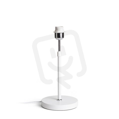 EMMETT stolní podstavec bílá chrom 230V E27 15W RENDL R14115